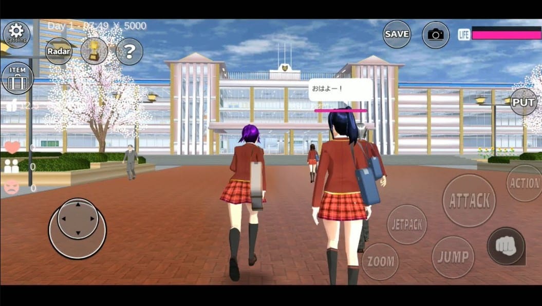 Gameplay Dari Sakura School Simulator